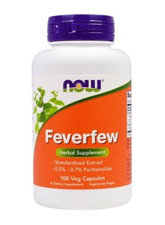 Feverfew Dietary Supplement - 100 Capsules - v1596176239/N37386136A_1