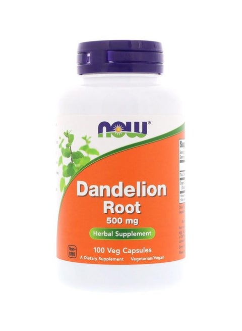 Pack Of 3 Dandelion Root Dietary Supplement 500mg - 100 Capsules