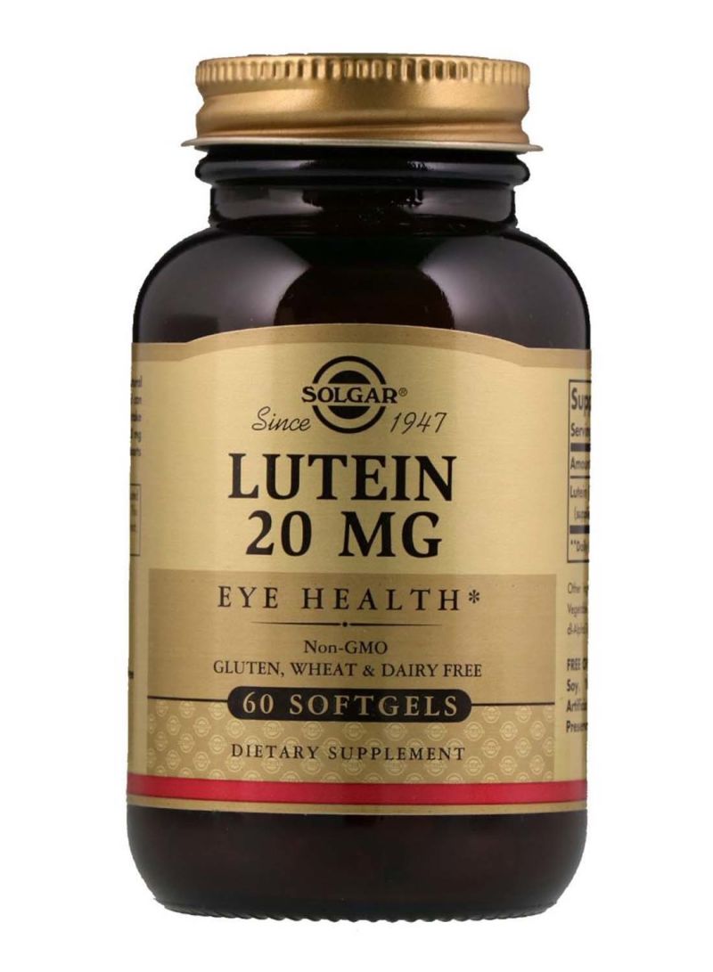 Solgar Lutein Eye Health Dietary Supplement - Image 1