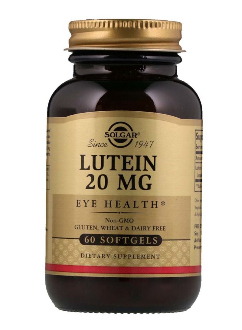 Solgar Lutein Eye Health Dietary Supplement - Image 1