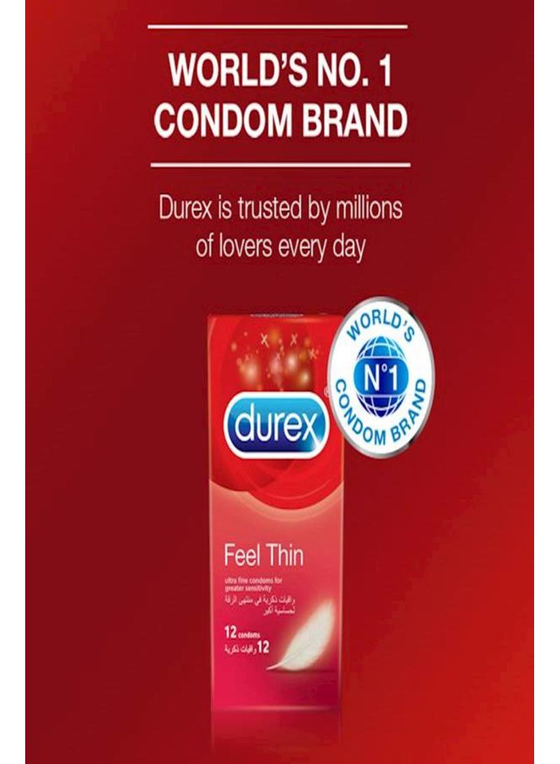 12-Piece Feel Thin Ultra Fine Condom