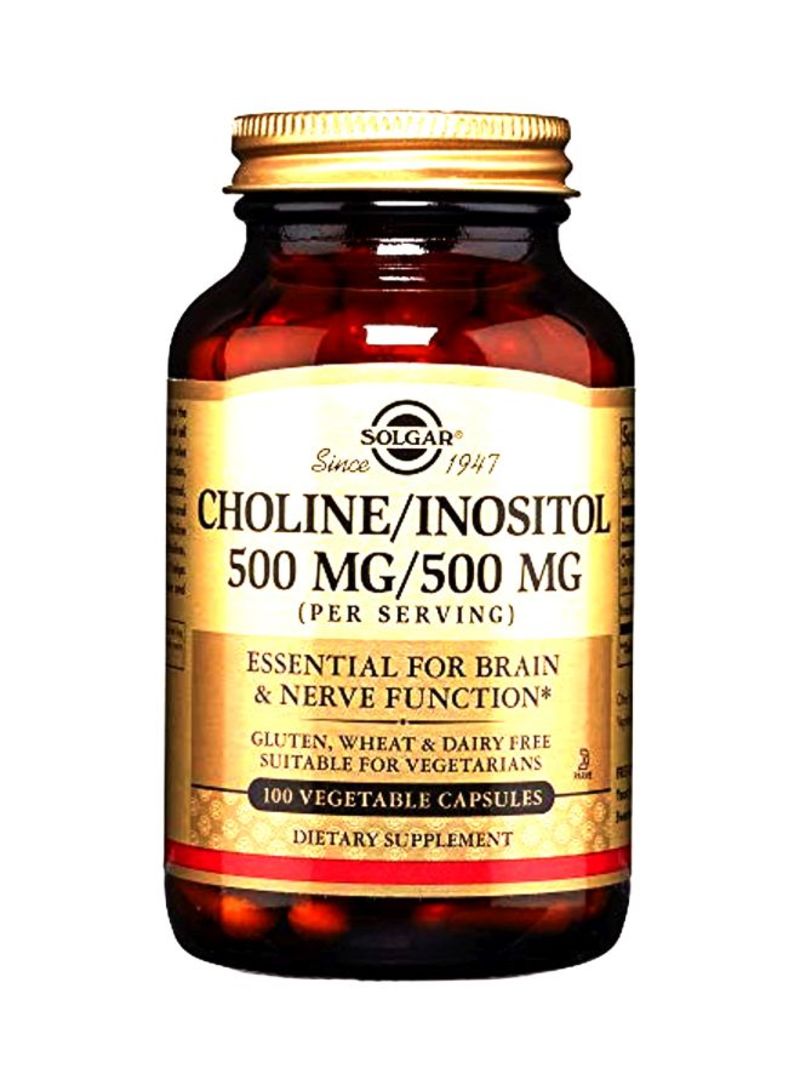 Solgar Choline/Inositol Dietary Supplement - Image 1