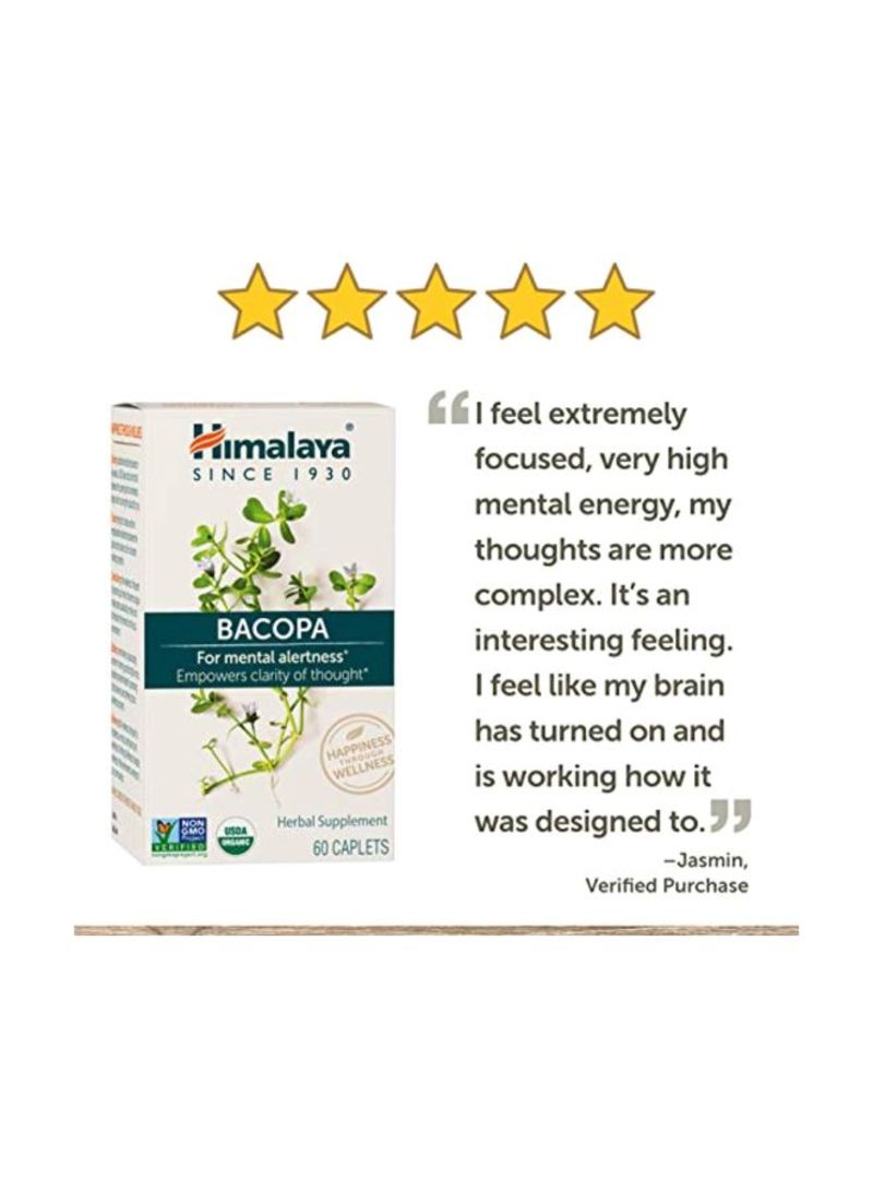 Himalaya Herbal Healthcare - Organic Bacopa Herbal Supplement - Image 1