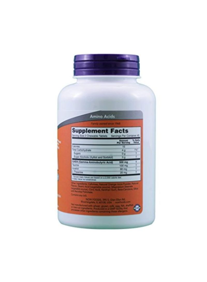 Now Foods - Chewable GABA Dietary Supplement - Image 1