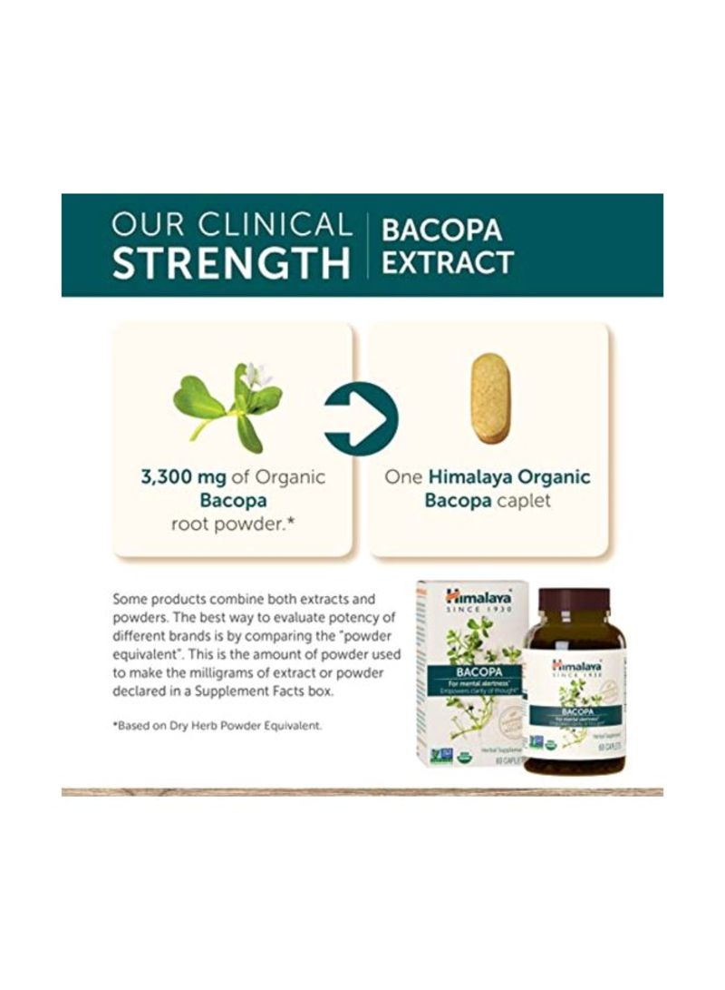 Himalaya Herbal Healthcare - Organic Bacopa Herbal Supplement - Image 1