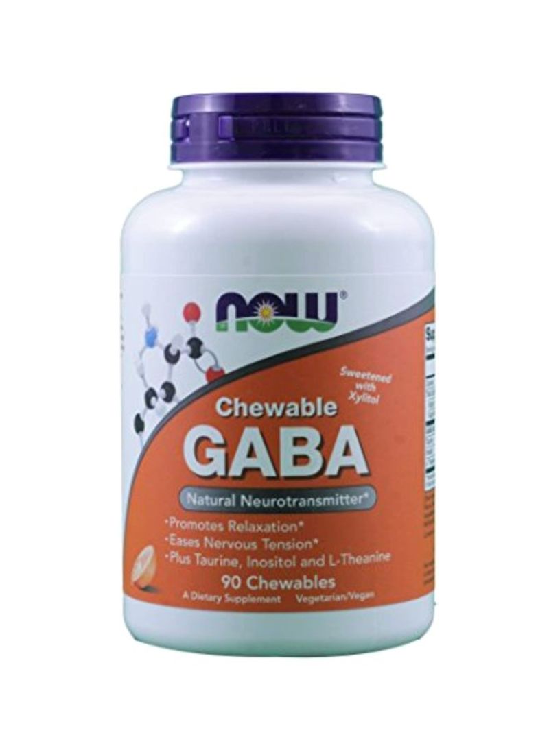 Now Foods - Chewable GABA Dietary Supplement - Image 1