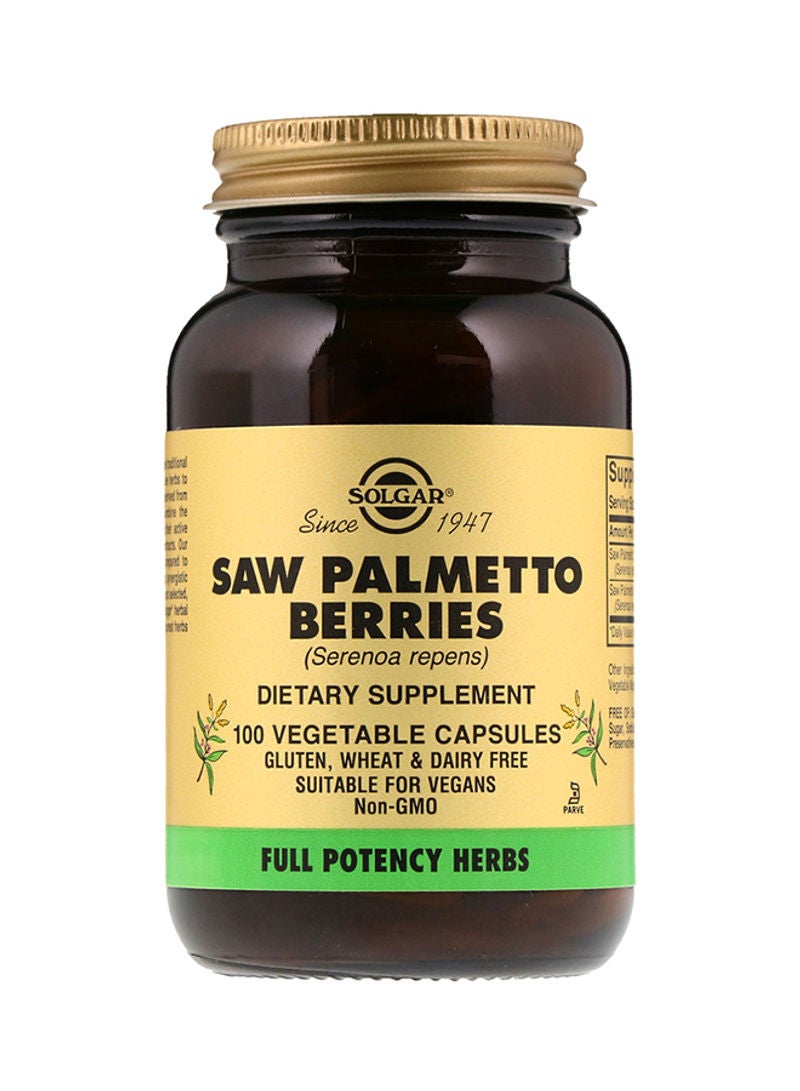 Solgar Saw Palmetto Berries Dietary Supplement - Image 1