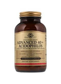 Advanced 40 Plus Acidophilus Dietary Supplement - 120 Capsules