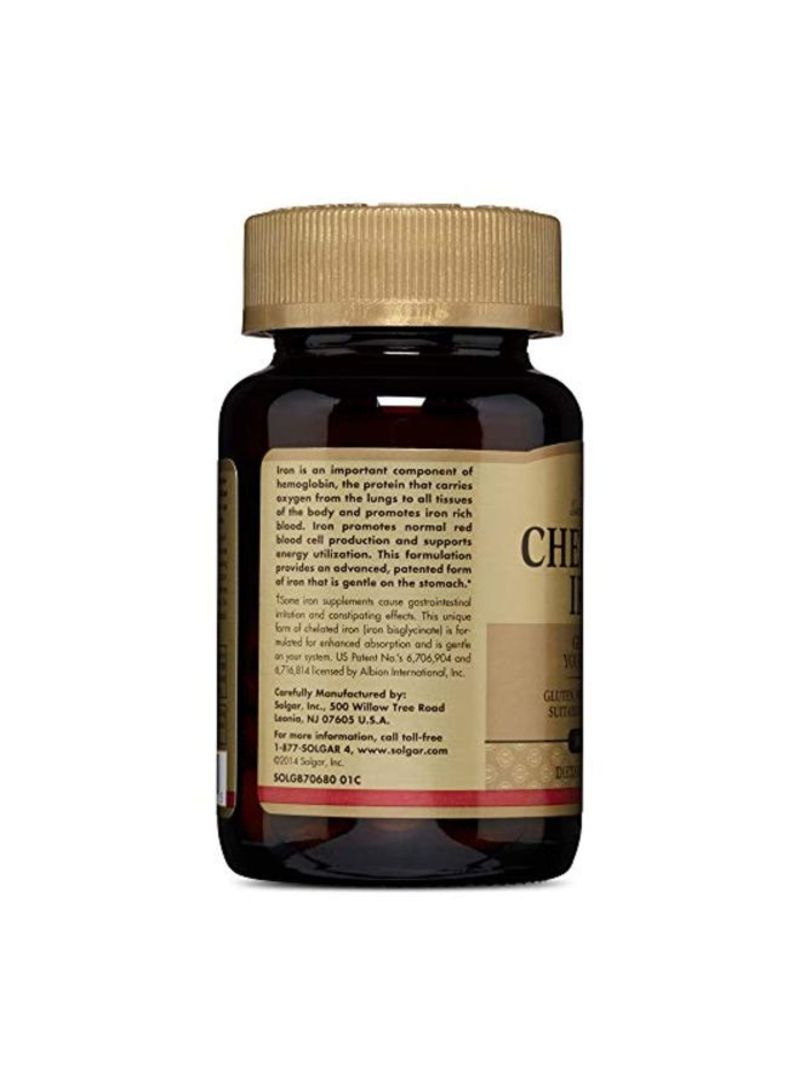 Solgar Chelated Iron Dietary Supplement - 100 Tablets - Image 4