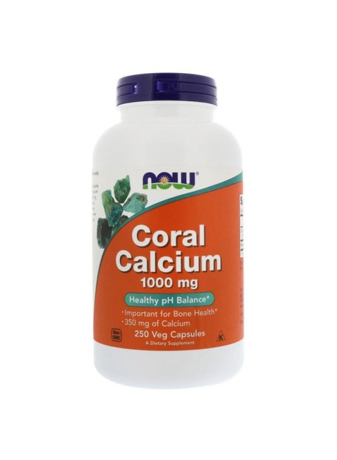 Coral Calcium 1000 mg Dietary Supplement - 250 Veg Capsules