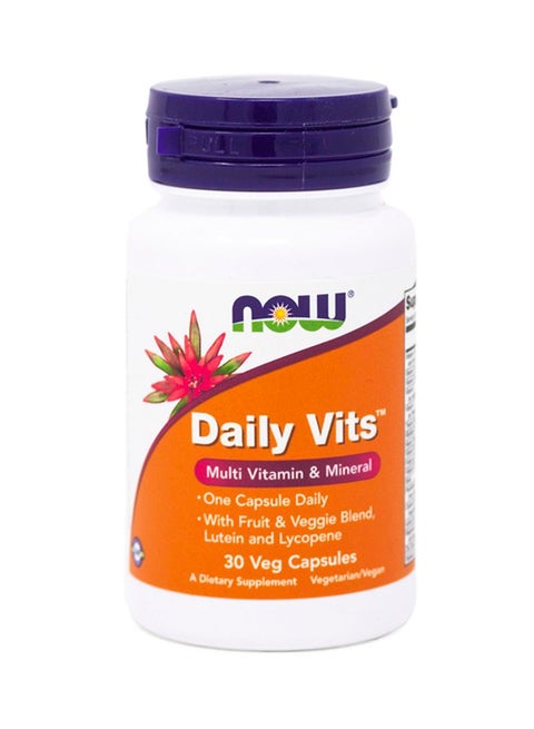Daily Vits Dietary Supplement - 30 Capsules