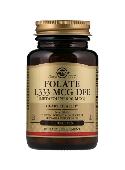 Folate As Metafolin 1333 mcg - 100 Tablets