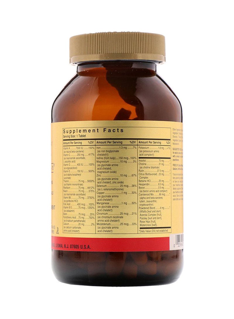 Solgar Formula V VM-75 Multiple Vitamins With Chelated Minerals - 180 Tablets - Image 2