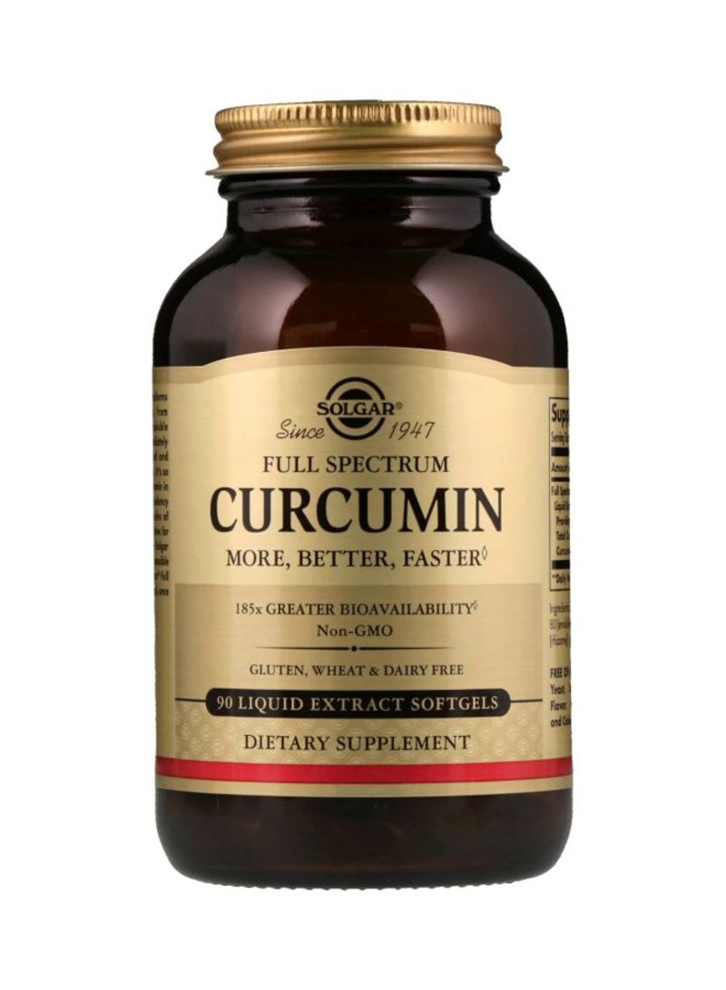 Solgar Full Spectrum Curcumin Dietary Supplement - 90 Softgels