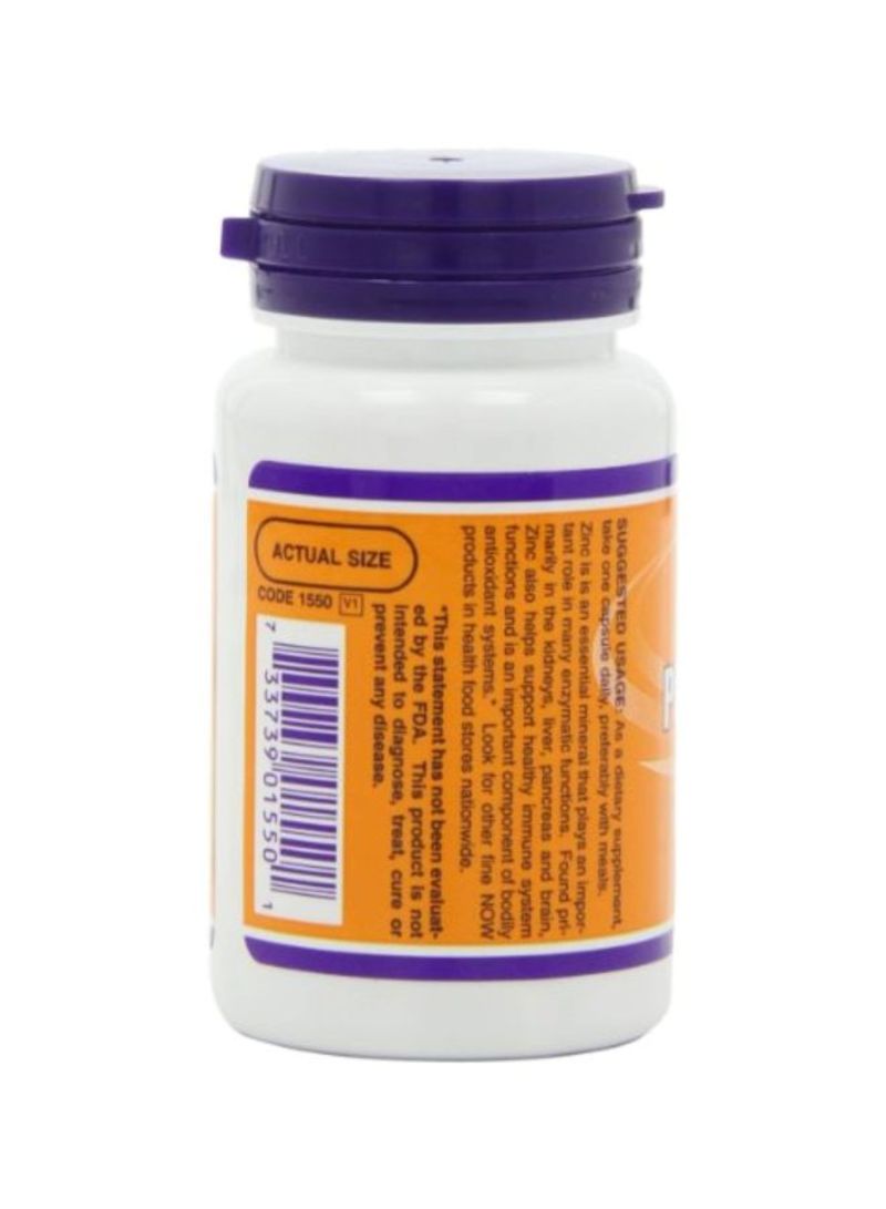 ناو فودز Pack Of 3 Zinc Picolinate 50 mg Dietary Supplement - 60 Capsules - Image 5