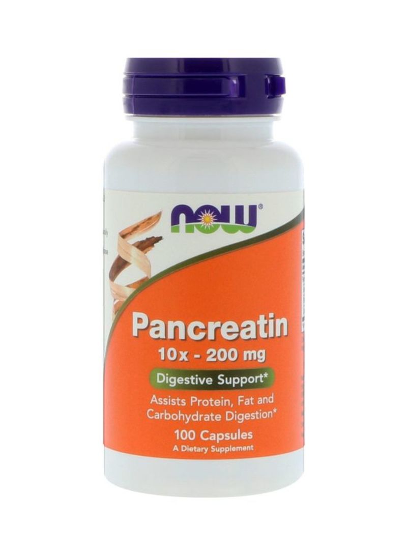 Now Foods Pancreatin Digestive Support Dietary Supplement 2000 mg - 100 Capsules
