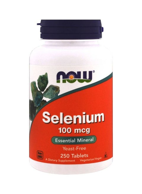 Selenium 100 mcg Dietary Supplement - 250 Tablets