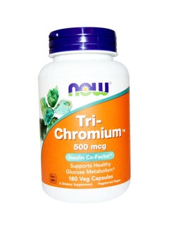 Tri-Chromium Dietary Supplement 500 mcg-180 Veg Capsules