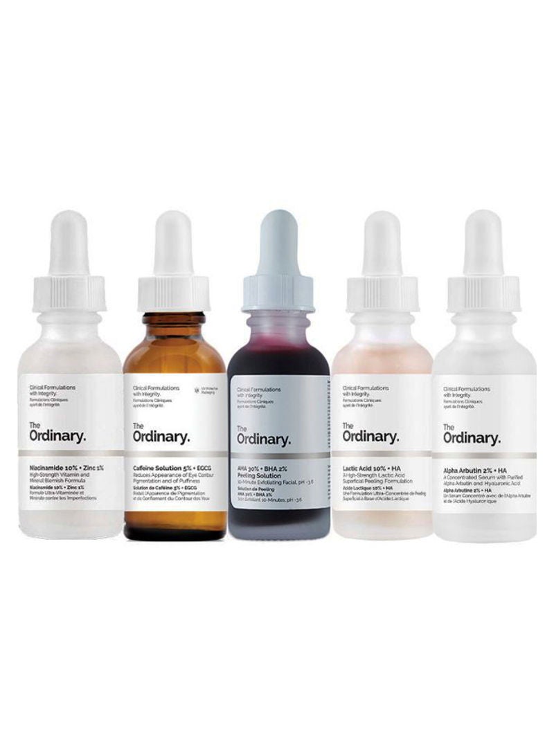 The Ordinary 5-Piece Peeling Solution Face Serum Set Multicolour 5 x 30ml - Image 1