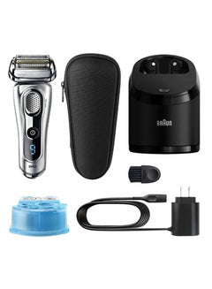 Series 9 9290cc Rechargeable Electric Shaver Kit Black/Silver/Blue 9.9x6.2inch