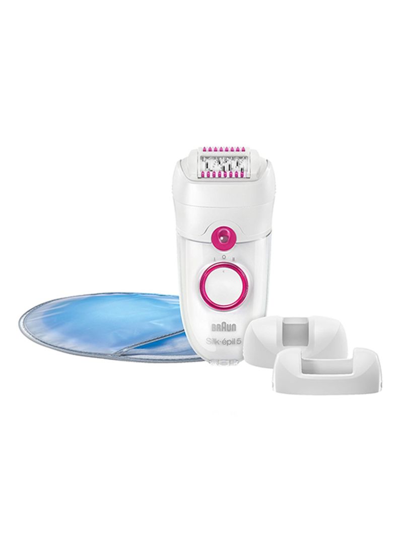 براون ماكينة إزالة الشعر سيلك إبيل 4 في 1 أبيض/ وردي - Image 1