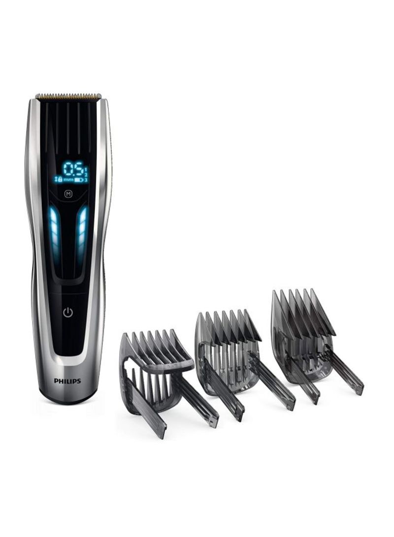 Philips - Series 9000 Hair Clipper With Titanium Blades Set Black/Silver - Image 1