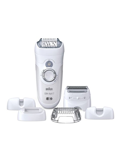 Silk-épil 7 7-561 Wet & Dry Cordless Epilator White/Silver