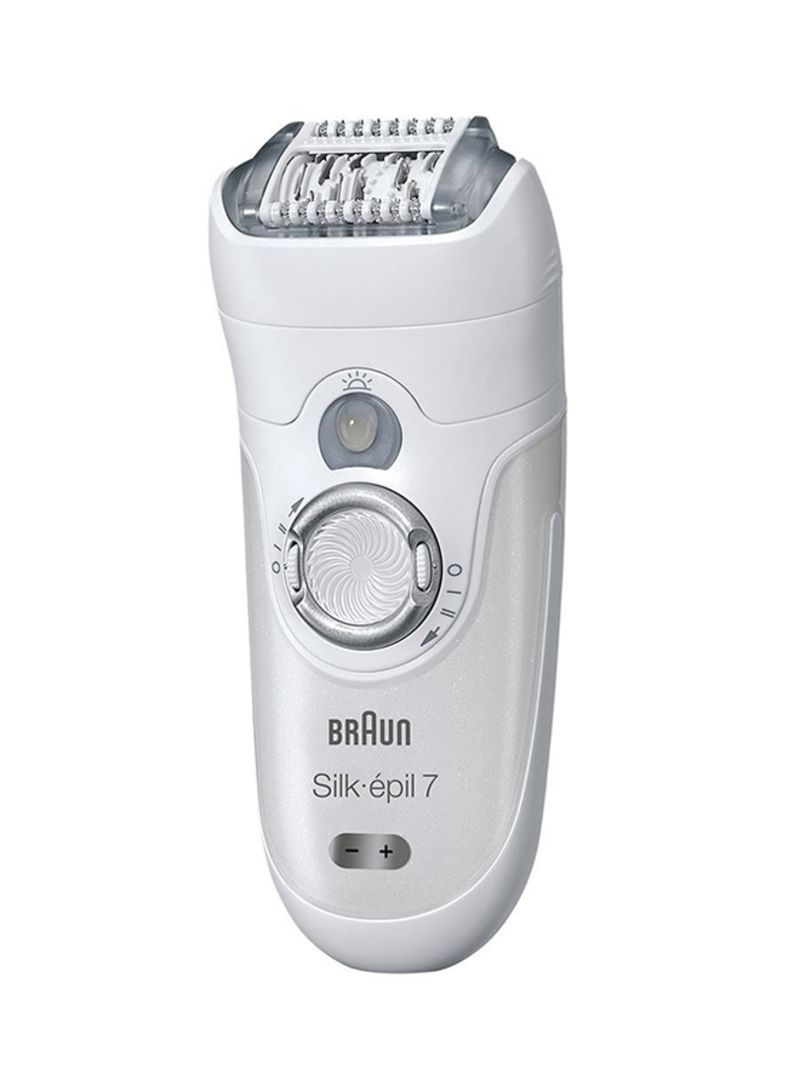 Silk-épil 7 7-561 Wet & Dry Cordless Epilator White/Silver