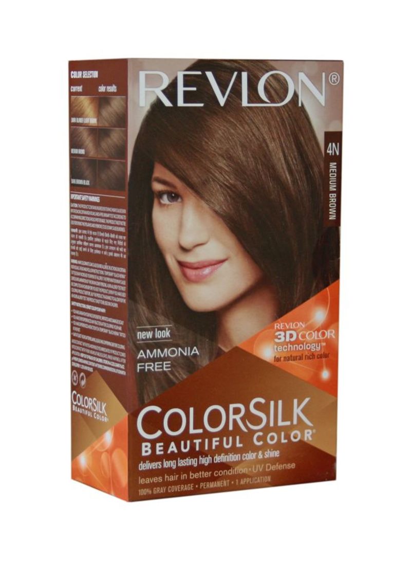 Revlon Colorsilk Permanent Hair Colour Brown - Image 2