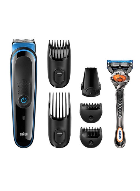 Multi Grooming Kit 7-in-1 MGK3045 Face And Body Trimming Black/Blue