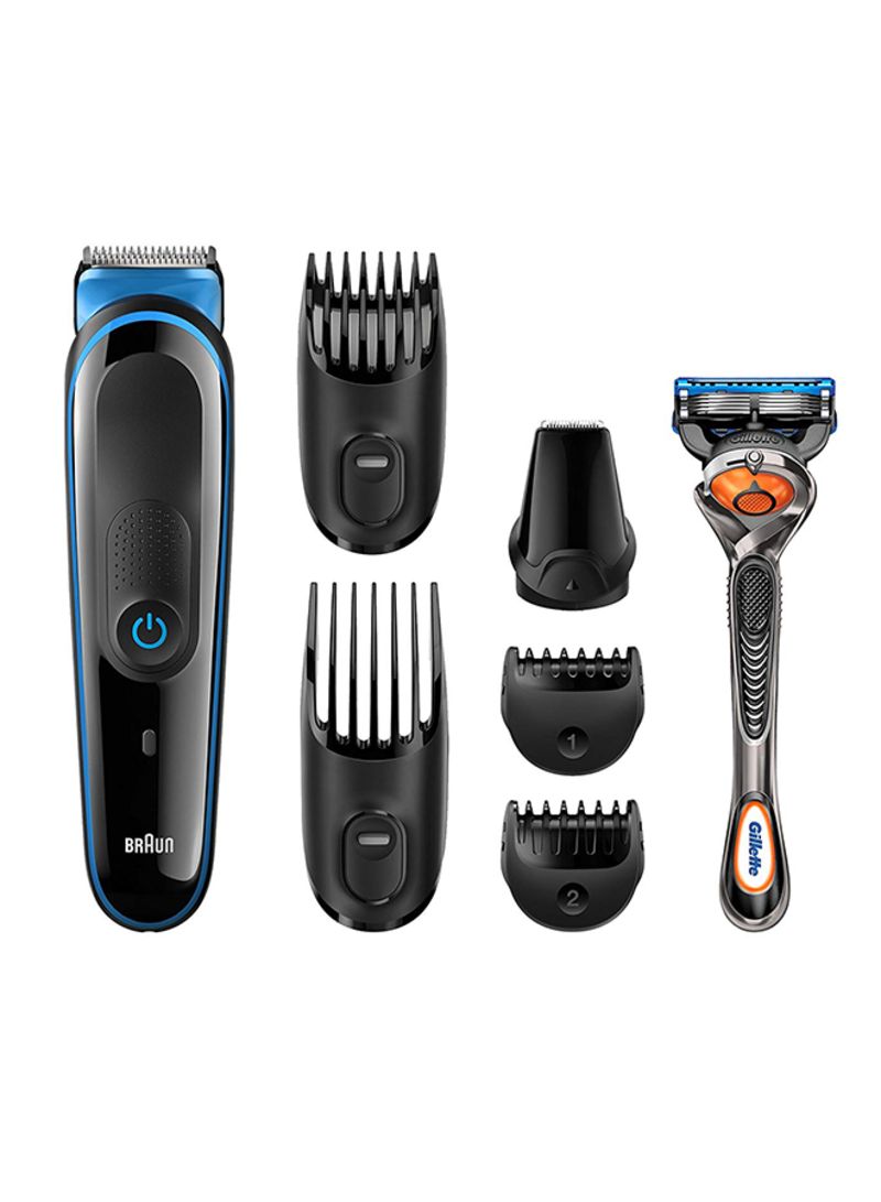 Multi Grooming Kit 7-in-1 MGK3045 Face And Body Trimming Black/Blue
