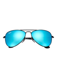 Ray-Ban Kids' Full Rim Pilot Sunglasses - RJ 9506S 201/55 - Lens Size: 50 mm - Black  - Image 1