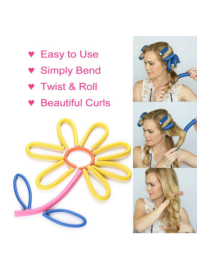 36 Piece Flexible Hair Roller Multicolour 25cm - Image 3