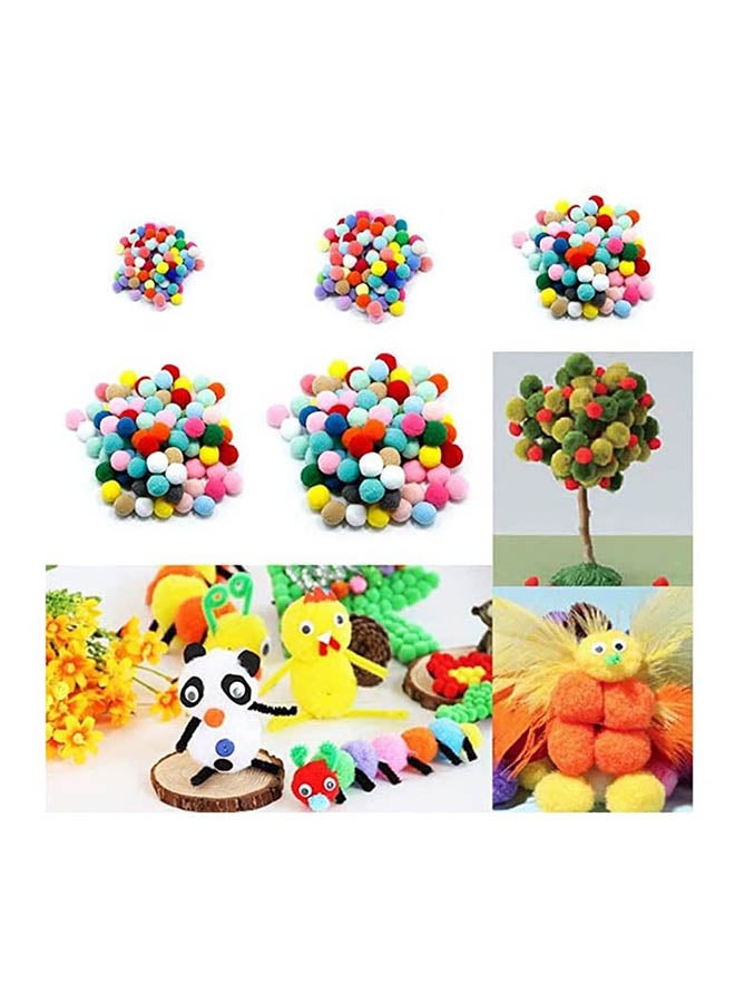 كرات بوم بومز محشوة بتصميم فني من 250 قطعة - Image 2