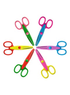 6-Piece Craft Scissors Set 25cm