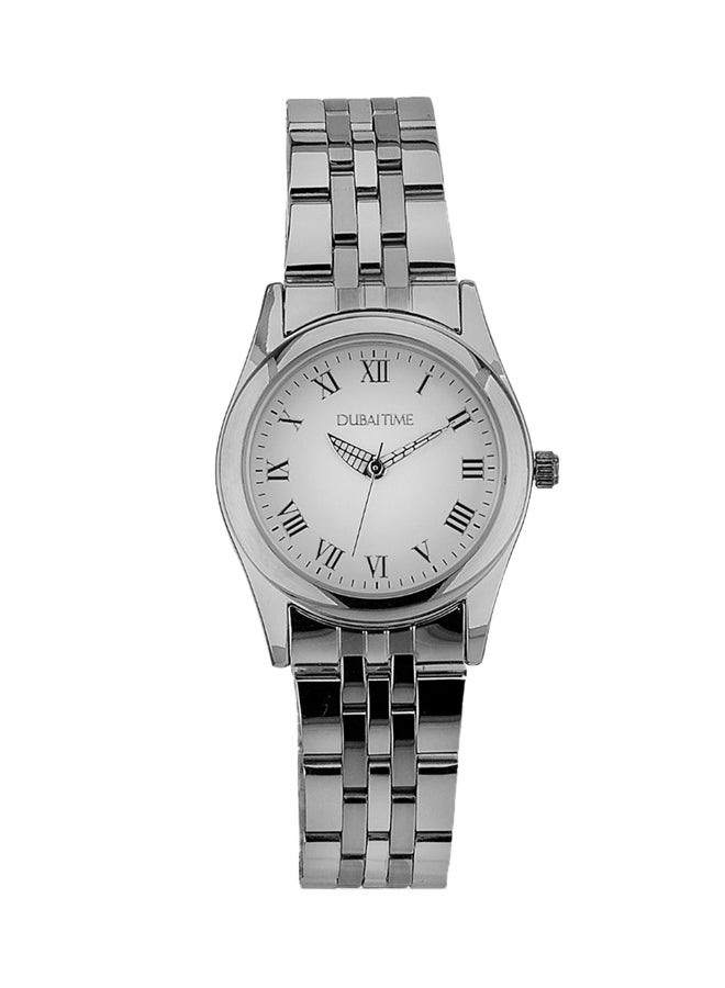 Dubai Time - Women's Classic Analog Wrist Watch B2-FT0100010SV - 28 mm - Silver - Image 1