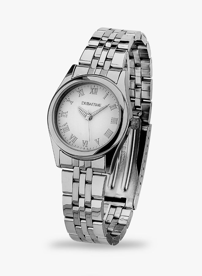 Dubai Time - Women's Classic Analog Wrist Watch B2-FT0100010SV - 28 mm - Silver - Image 1