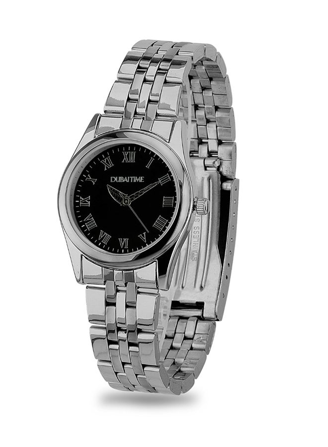 Dubai Time Women's Classic Analog Wrist Watch B2-FT0100010SVB - 28 mm - Silver - Image 2