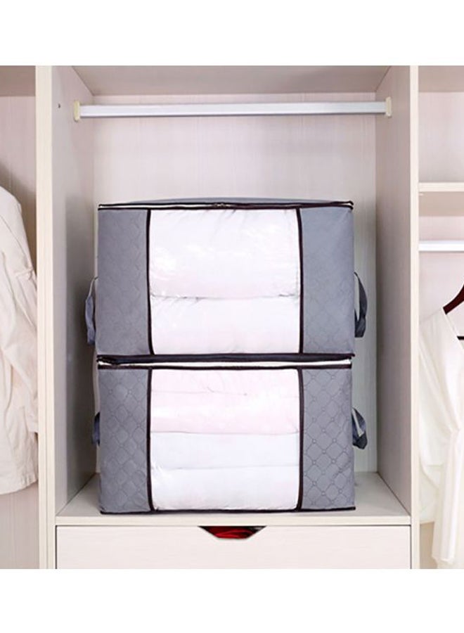 SAPU Clothing Storage Bag Grey/Clear/Black 60x35x40cm  - Image 2