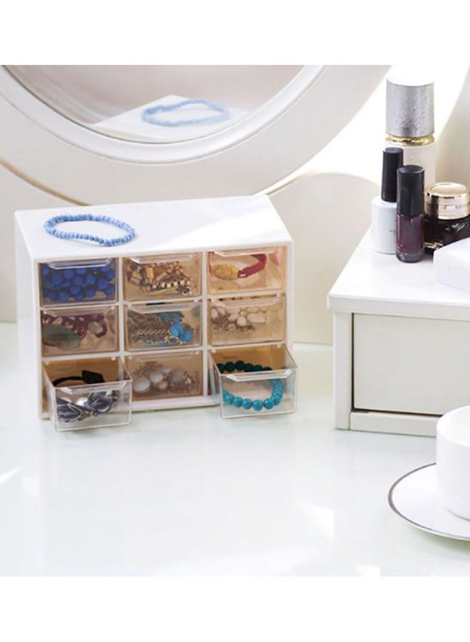 SAPU 9-Grids Organizer Box White/Beige 18x9.8x12cm  - Image 2