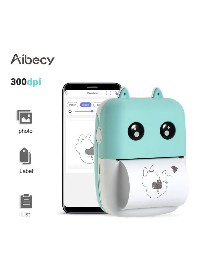 أيبيسي طابعة جيب حرارية لاسلكية مع ورق طباعة أزرق / أبيض - Image 2