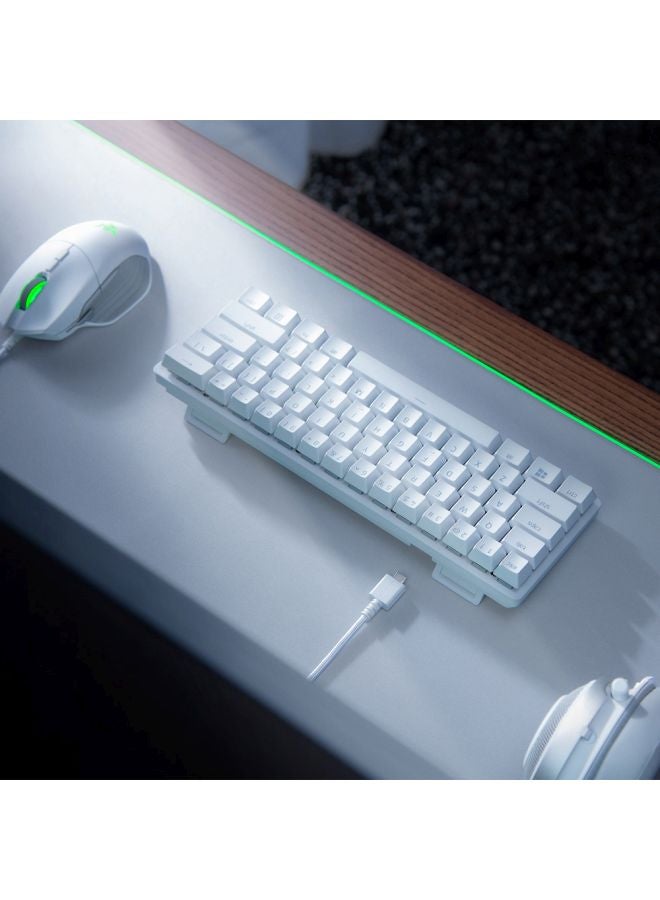 Razer Huntsman Mini Linear Optical Switches(Red), 60% Gaming Keyboard, Chroma Rgb Lighting, Pbt Keycaps, Onboard Memory - Mercury White White - Image 5