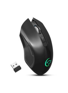 YWYT Wireless Mouse Rechargeable Mute Mouse Black  - Image 2