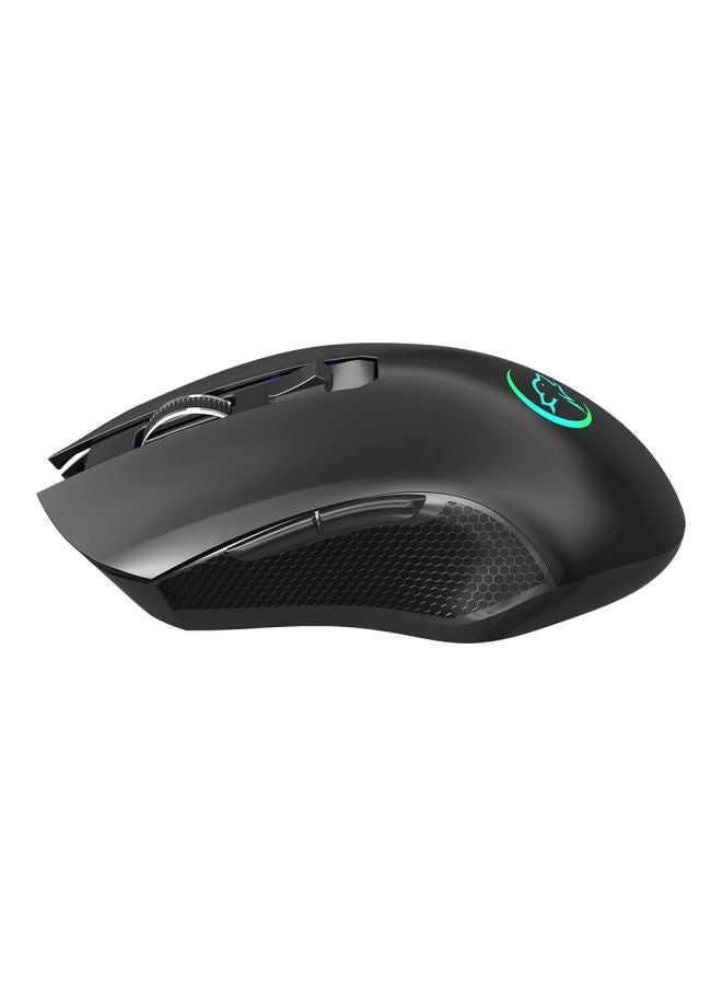 YWYT Wireless Mouse Rechargeable Mute Mouse Black - Image 3