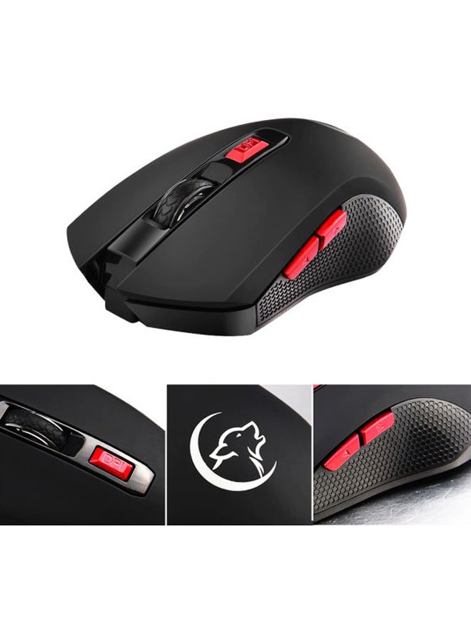 YWYT - Wireless Gaming Mouse Black/Red - Image 1