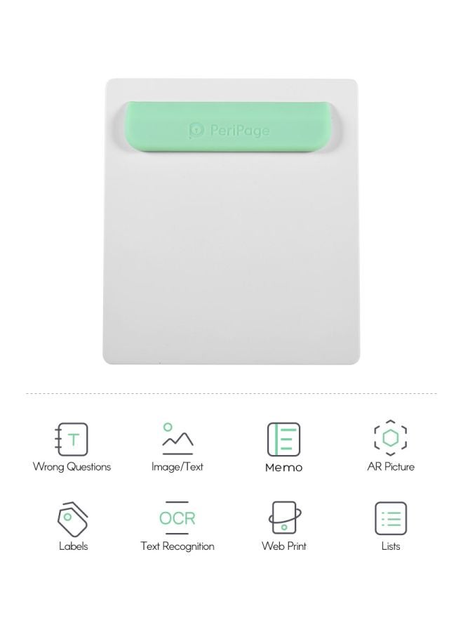 PeriPage Thermal Printer Clip 8.8x7.8x5cm Green  - Image 3