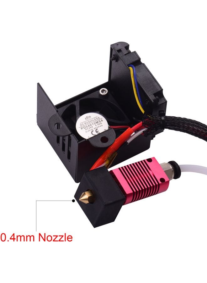 أيبيسي مجموعة قطع باثق حراري للطابعات الثلاثية الأبعاد إندر 3 / إندر 3 برو من كرياليتي أسود/أبيض - Image 4