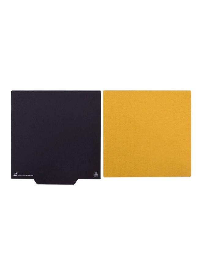 Aibecy Magnetic Build Surface Plate Sticker Pad For Ender 3 3D Printer Heat Bed Black/Yellow  - Image 1