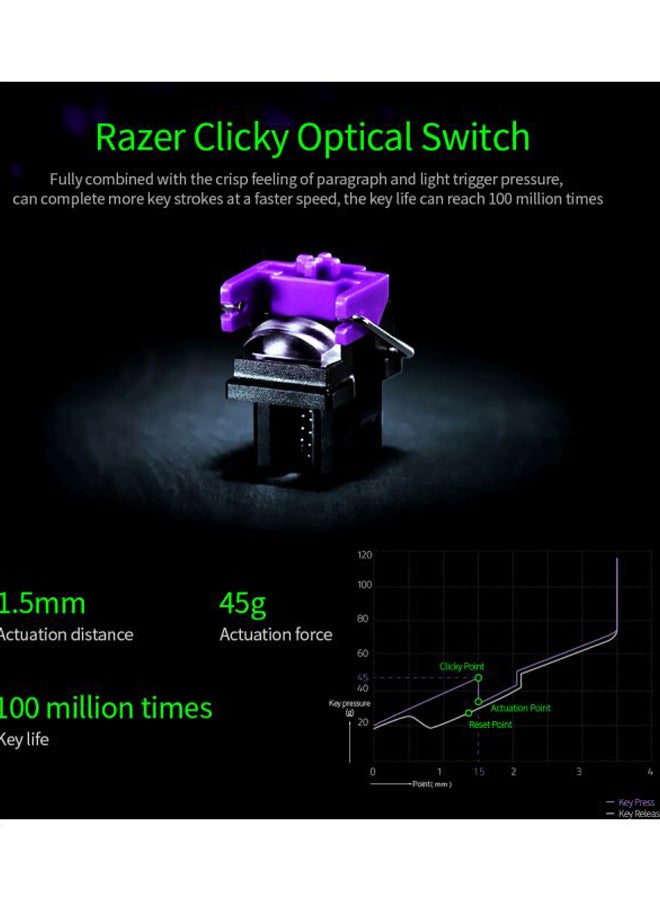 RAZER Huntsman Mini Wired Keyboard White  - Image 2