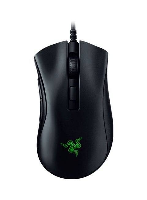 Razer Deathadder V2 Mini With Mouse Grip Tapes Gaming Mouse, 20K Dpi Optical Sensor Switch, Chroma Rgb Lighting, 8 Programmable Buttons - Black